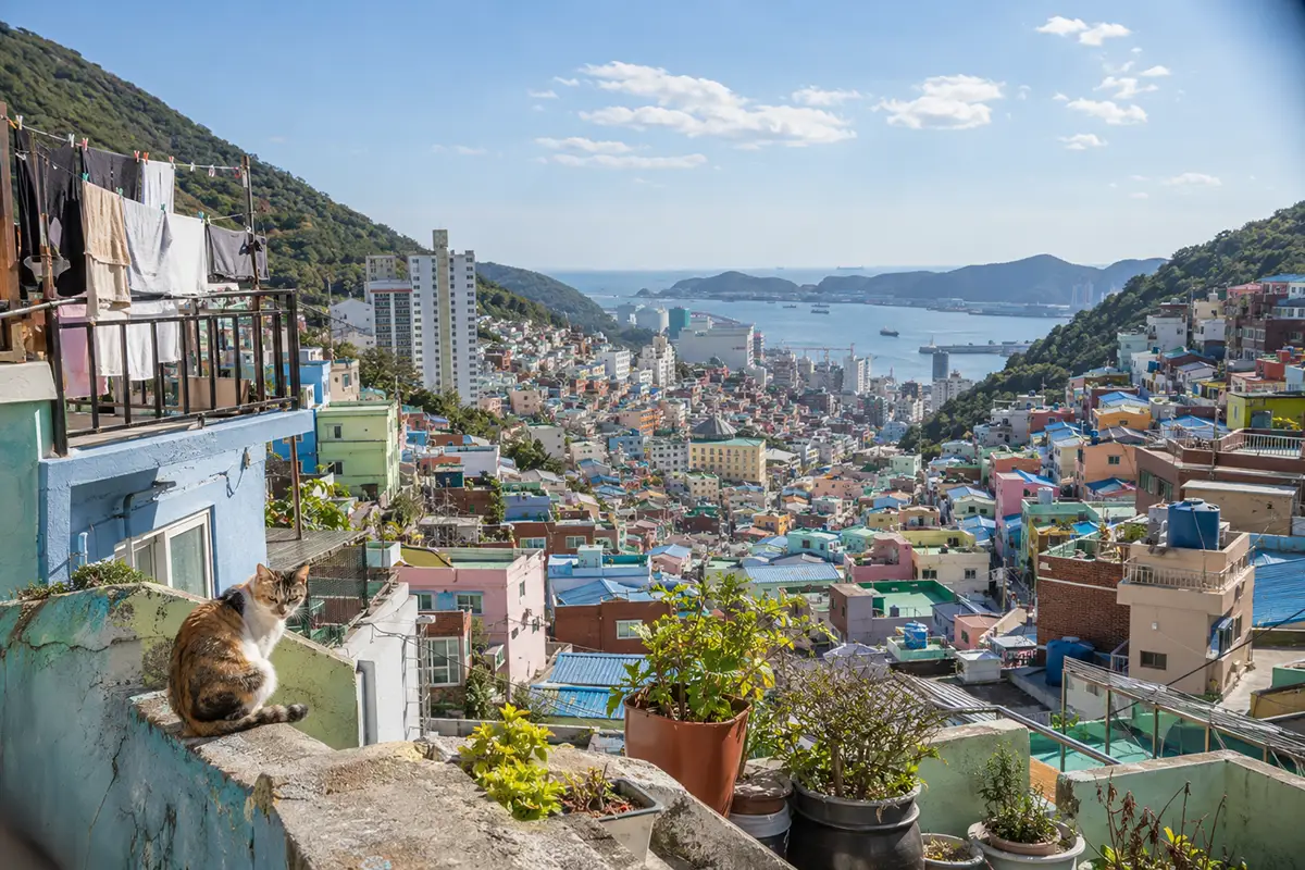 Le village coloré de Gamcheon à Busan