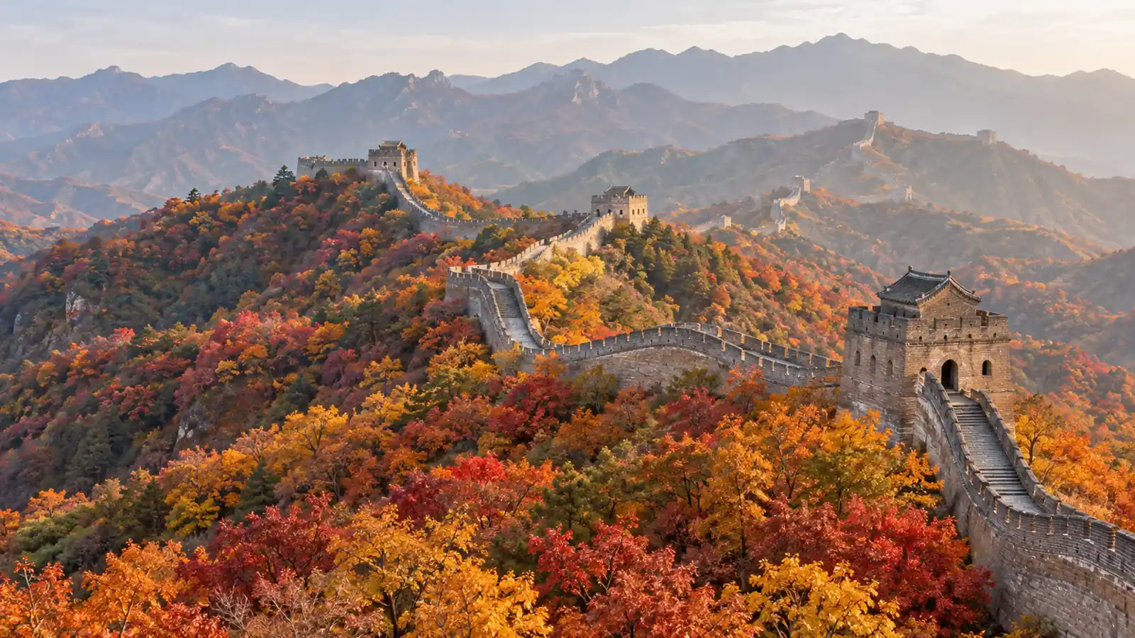 La Grande Muraille de Chine à Mutianyu